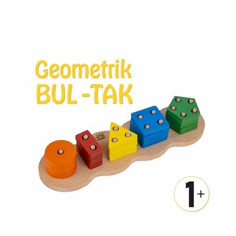 Bee Smart Ahşap Geometrik Bul-Tak